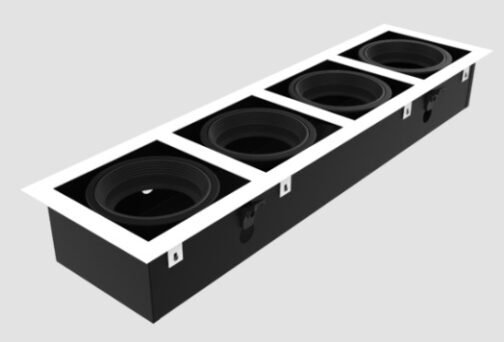 BOX EMBUTIR 4 LUCES LINEAL