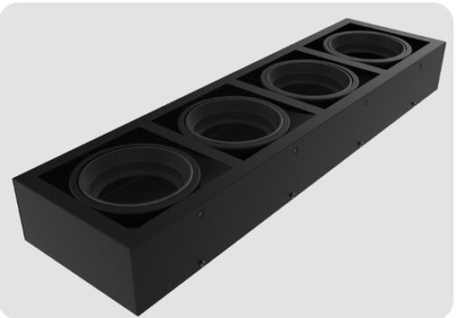 BOX PLAFON 4 LUCES LINEAL